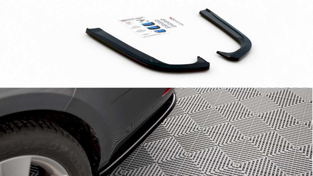 Maxton Design Rear Side Splitters/Spats for Skoda Octavia MK3.5 (2016-2020)