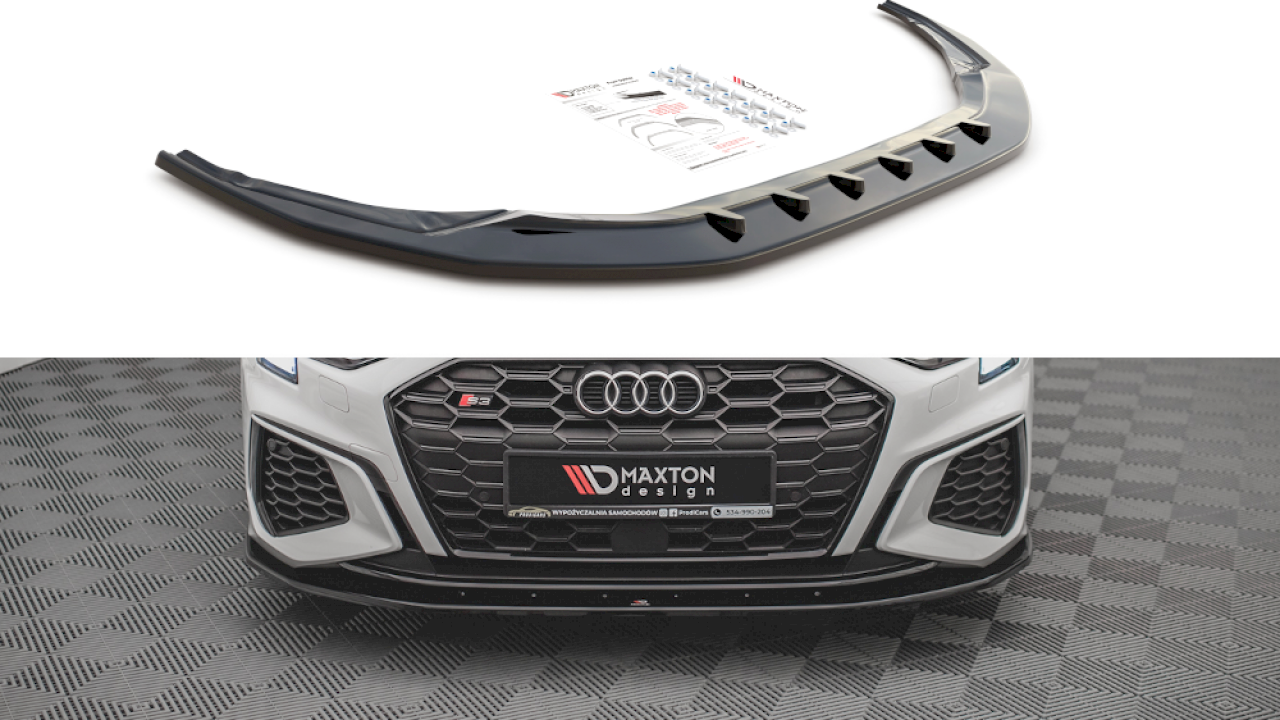 Maxton Design Front Splitter V.1 for Audi S3 / A3 S-Line 8Y (2020+)