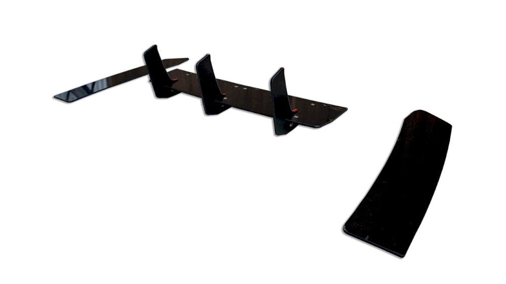 Maxton Design Rear Diffuser & Rear Side Splitters for Mercedes C-Class W204 AMG-Line (Facelift 2011-2014)