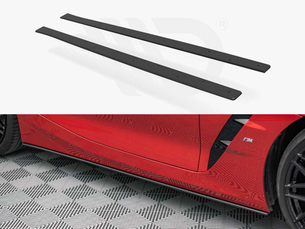 Maxton Design Street Pro Side Skirts Diffusers for BMW Z4 M-Pack G29