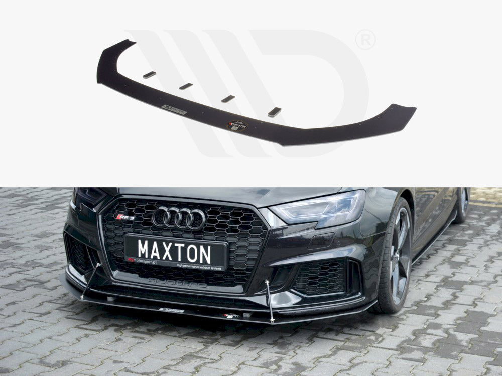 Maxton Design Front Racing Splitter V.1 Audi RS3 8V Sportback Facelift (2017-2021)