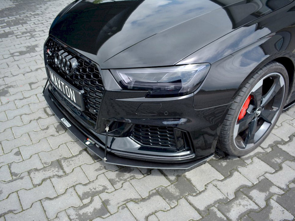Maxton Design Front Racing Splitter V.1 Audi RS3 8V Sportback Facelift (2017-2021)