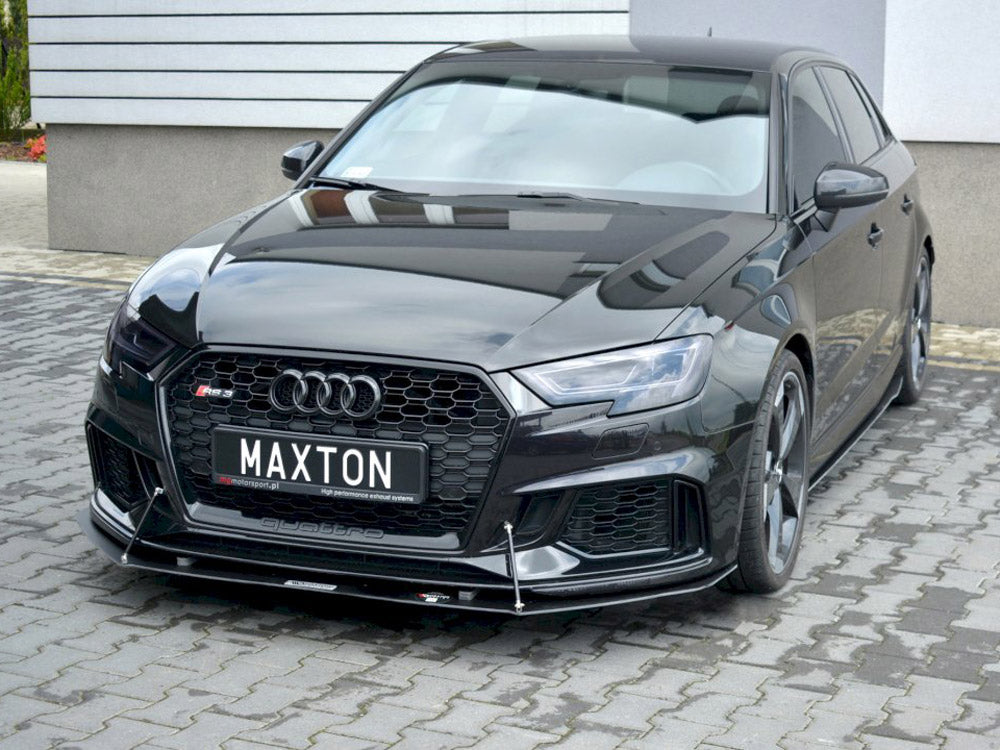 Maxton Design Front Racing Splitter V.1 Audi RS3 8V Sportback Facelift (2017-2021)