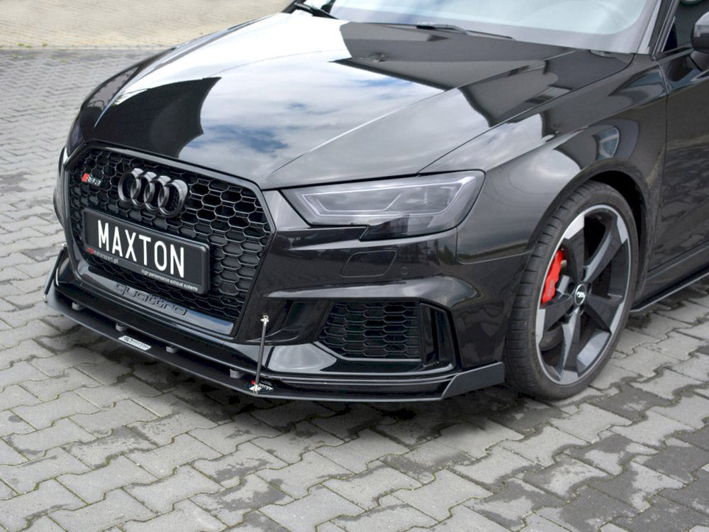 Maxton Design Front Racing Splitter V.2 Audi RS3 8V Sportback Facelift (2017-2021)