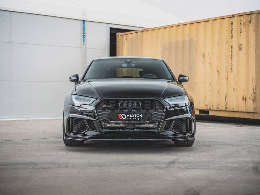 Maxton Design Front Splitter V.3 for Audi RS3 8V Facelift (2017-2021)