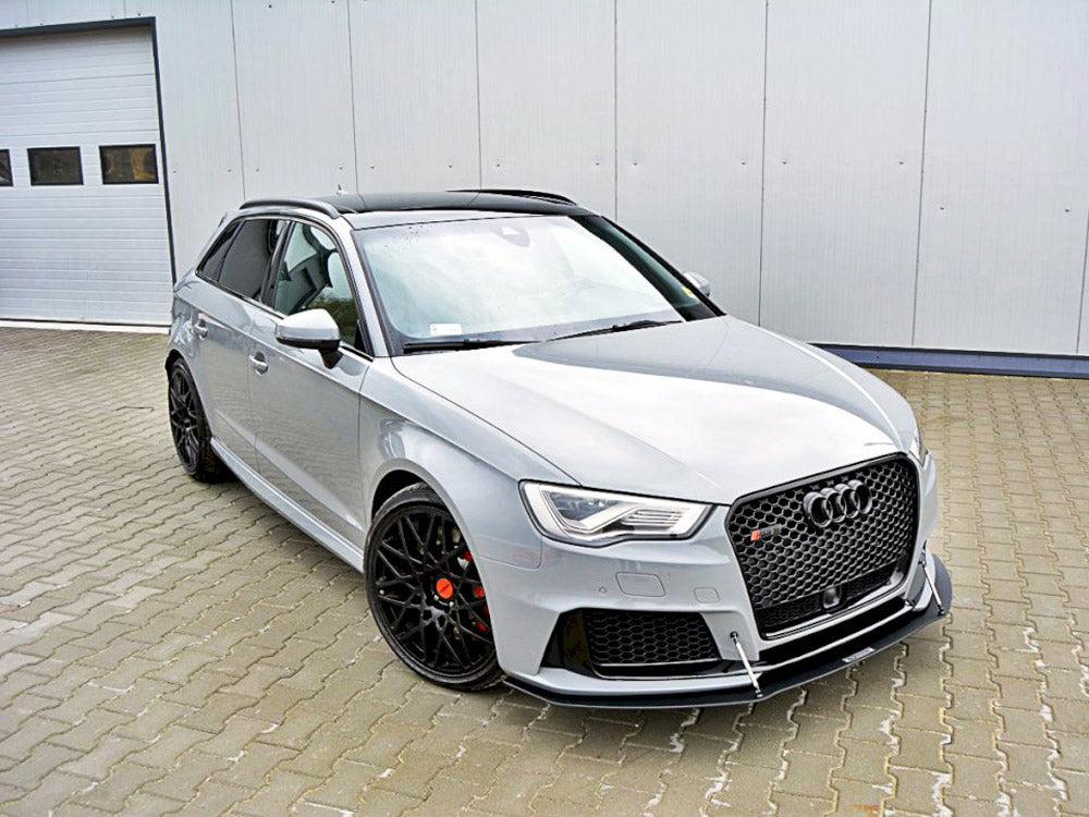 Maxton Design Front Racing Splitter for Audi RS3 8VA Sportback Pre-Facelift (2015-2016)