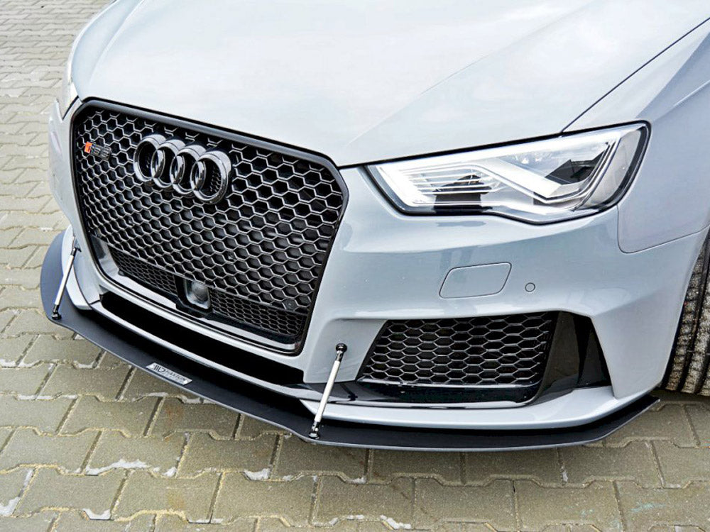 Maxton Design Front Racing Splitter for Audi RS3 8VA Sportback Pre-Facelift (2015-2016)