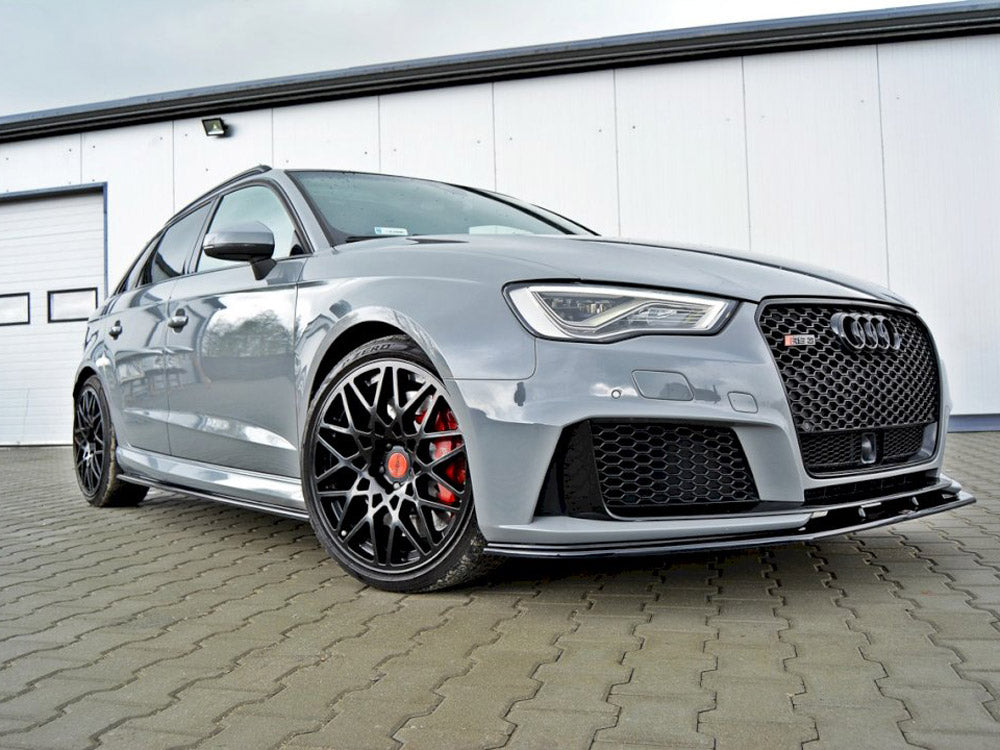 Maxton Design Front Splitter V.2 for Audi RS3 8VA Sportback Pre-Facelift (2015-2016)