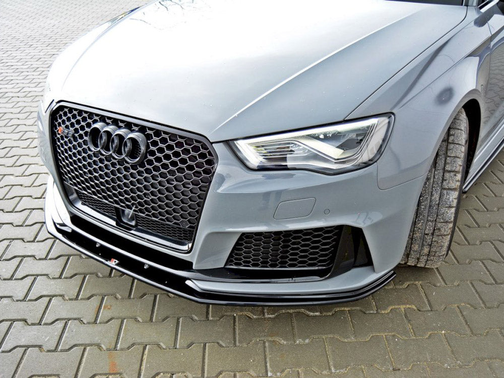 Maxton Design Front Splitter V.2 for Audi RS3 8VA Sportback Pre-Facelift (2015-2016)