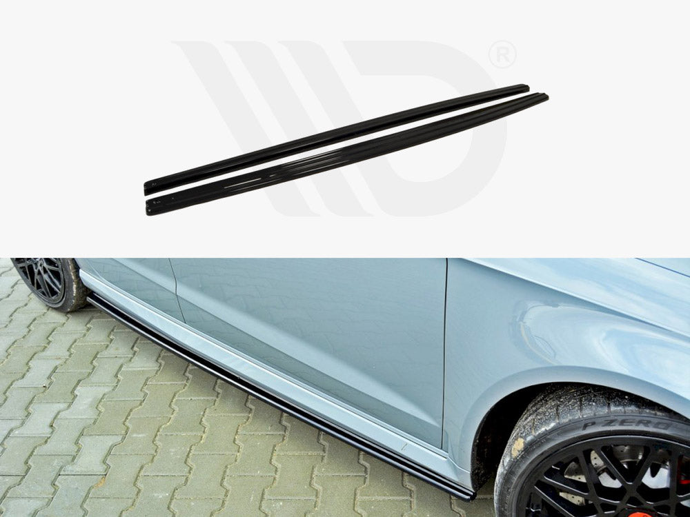 Maxton Design Side Skirts for Audi RS3 8VA Pre-Facelift (2015-2016)