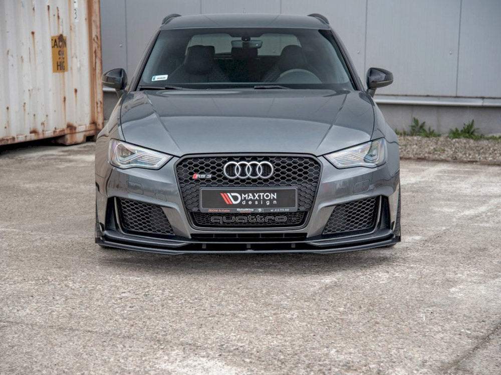 Maxton Racing Front Splitter (+Flaps) Audi RS3 8V Sportback (2015-2016)