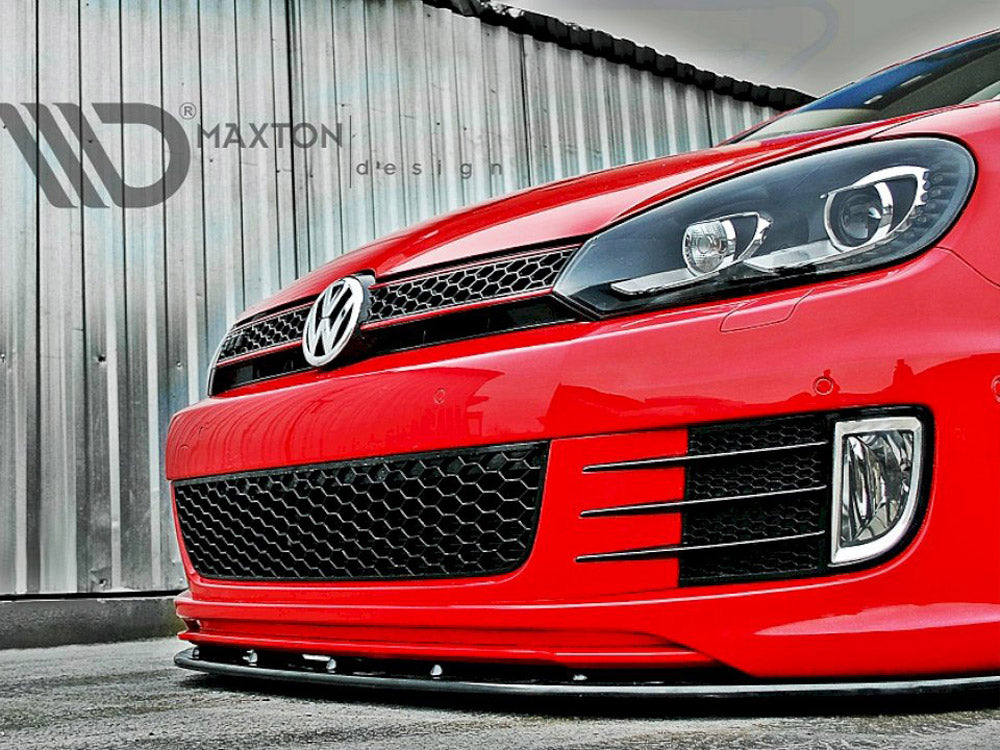 Maxton Design Front Splitter V.2 for Volkswagen Golf MK6 GTI 35TH (2008-2012)