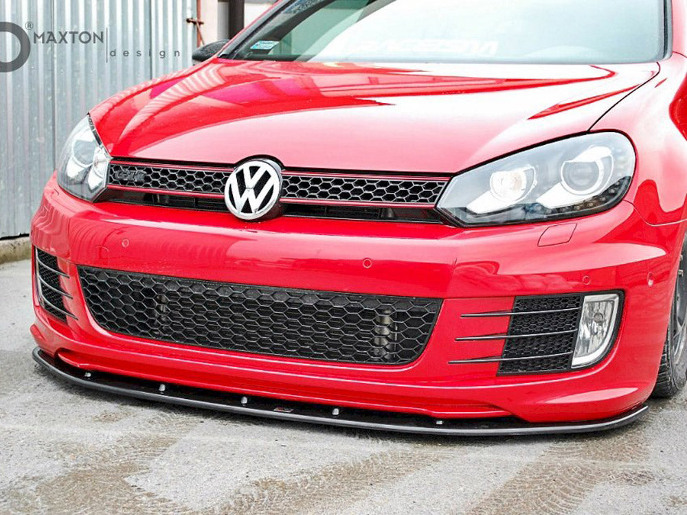 Maxton Design Front Splitter V.2 for Volkswagen Golf MK6 GTI 35TH (2008-2012)