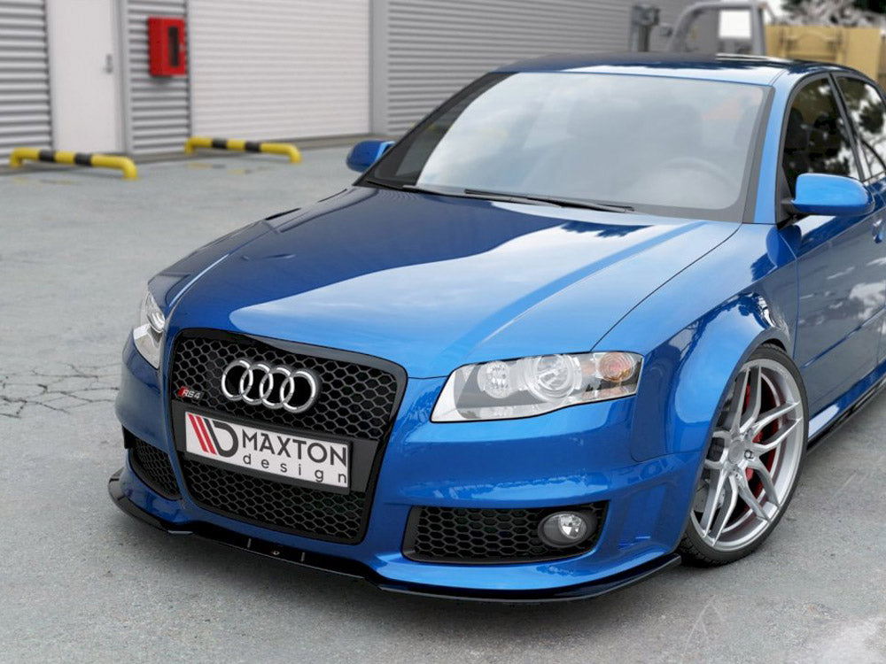 Maxton Design Front Splitter V.2 for Audi RS4 B7 (2006-2008)