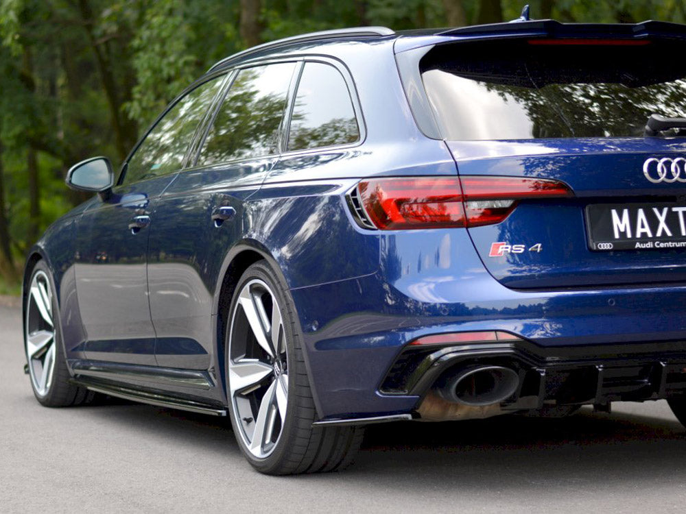 Maxton Design Rear Side Splitters/Spats For Audi RS4 B9 Avant (2017-2019)