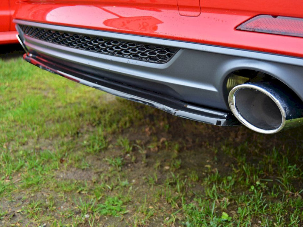 Maxton Design Central Rear Splitter For Audi A5 S-Line F5 Coupe (Without a Vertical Bar)