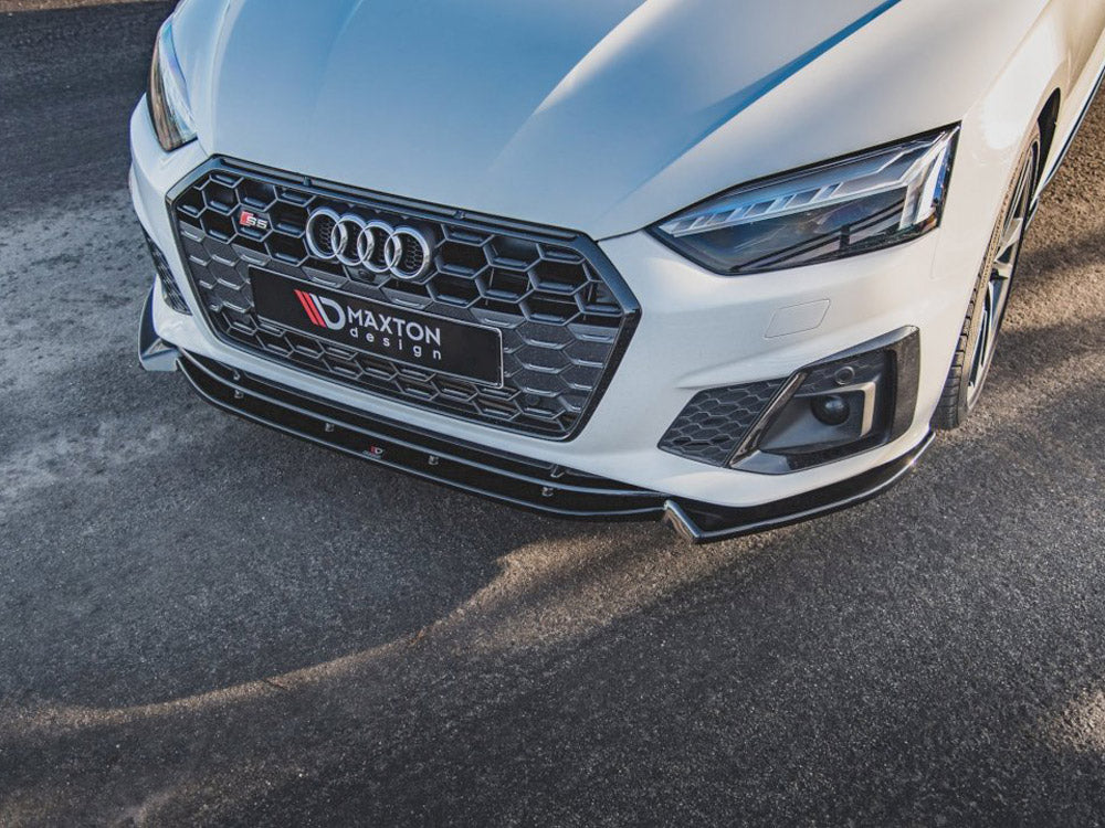 Maxton Design Front Splitter V.2 for Audi S5 / A5 S-Line F5 (Facelift - 2019+)
