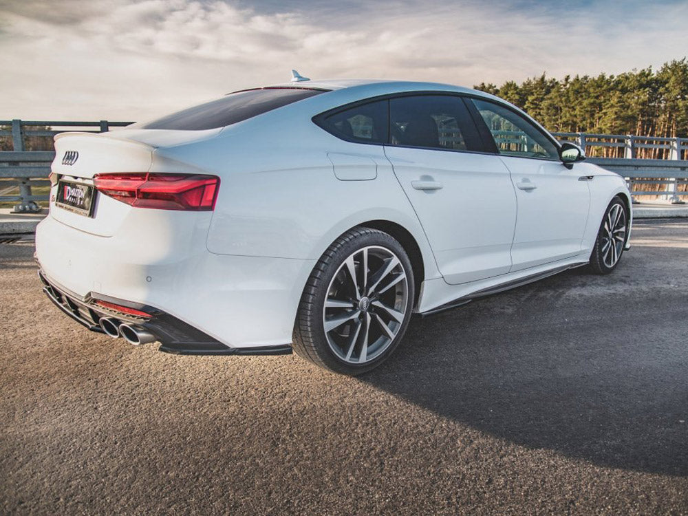 Maxton Design Side Skirts for Audi S5 / A5 S-Line F5 Sportback (Facelift - 2019+)