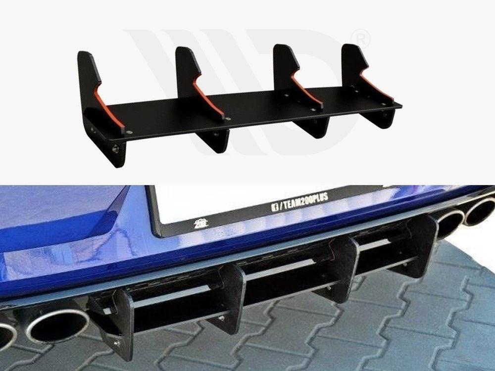 Maxton Design Rear Diffuser for Volkswagen Golf R MK7.5 (2017-2019)