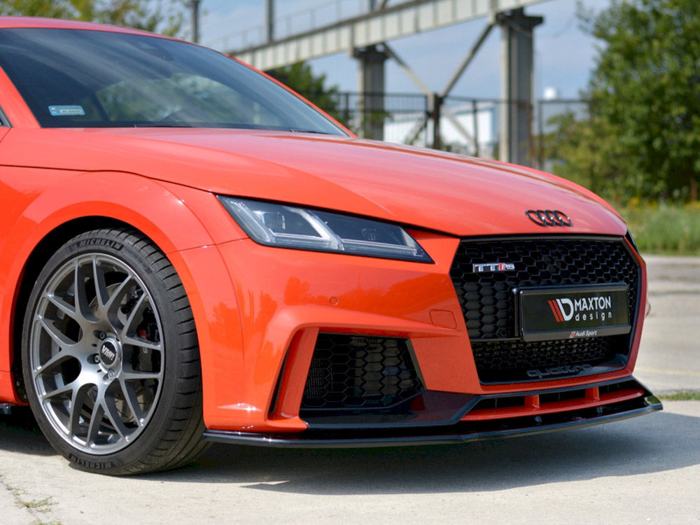 Maxton Design Front Splitter V.1 for Audi TTRS MK3 8S (2016-2020)
