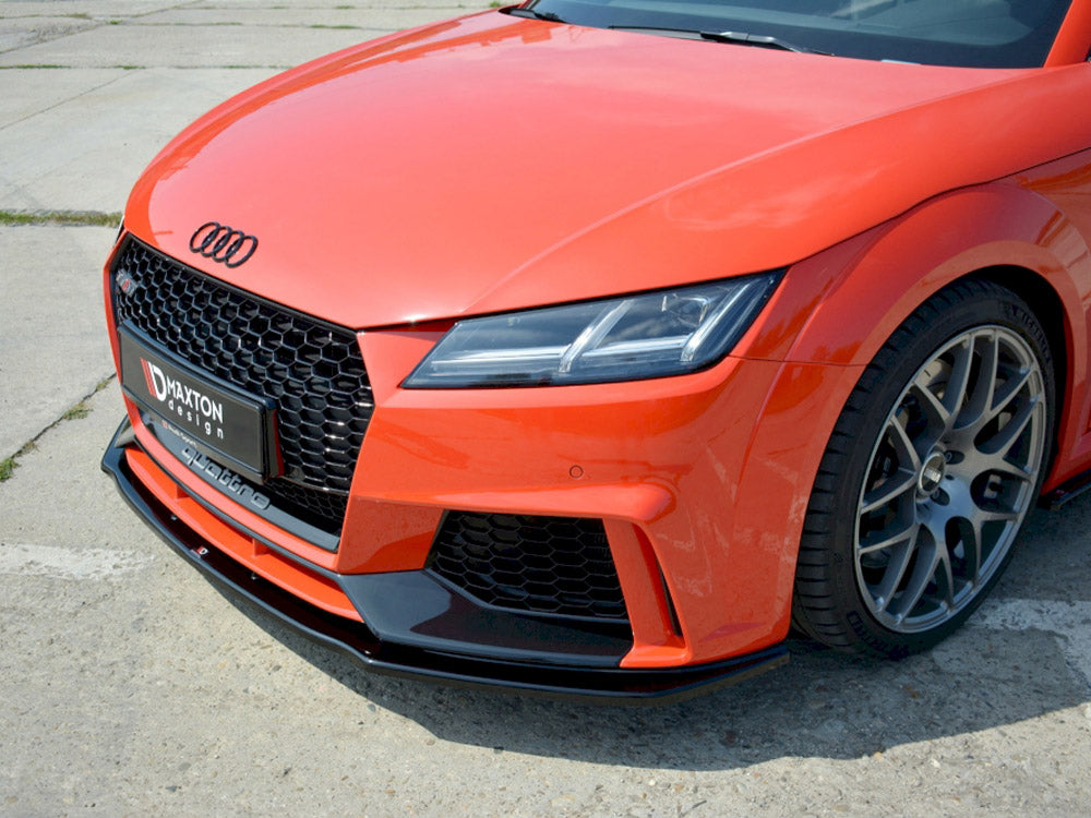 Maxton Design Front Splitter V.1 for Audi TTRS MK3 8S (2016-2020)