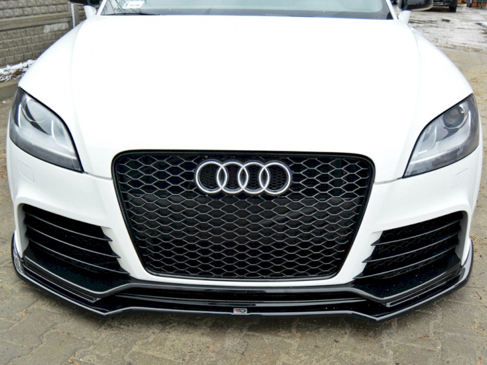 Maxton Design Front Splitter V.2 for Audi TTRS MK2 8J (2009-2014)