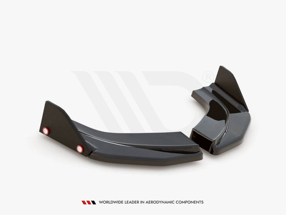 Maxton Design Rear Side Splitters (+Flaps) V.6 HYUNDAI I30N MK3 HATCHBACK (2017-2020)