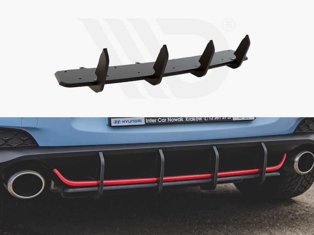 Maxton Design Rear Diffuser V.1 Hyundai i30N MK3 Hatchback (2017-2020)
