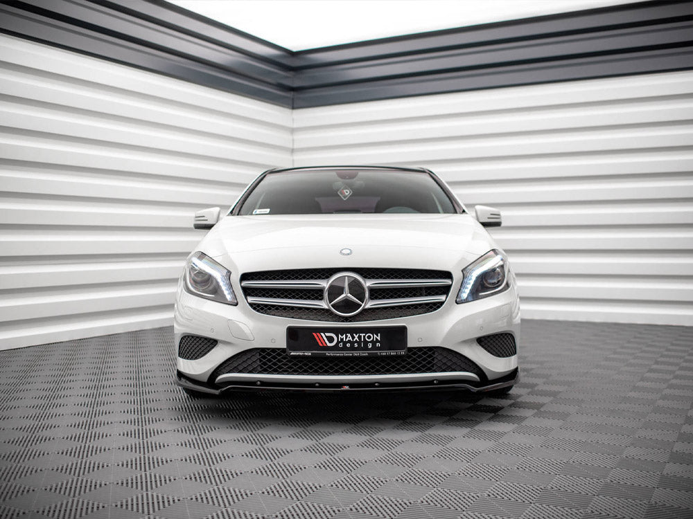 Maxton Design Front Splitter V.2 for Mercedes A W176 (2012-2015)