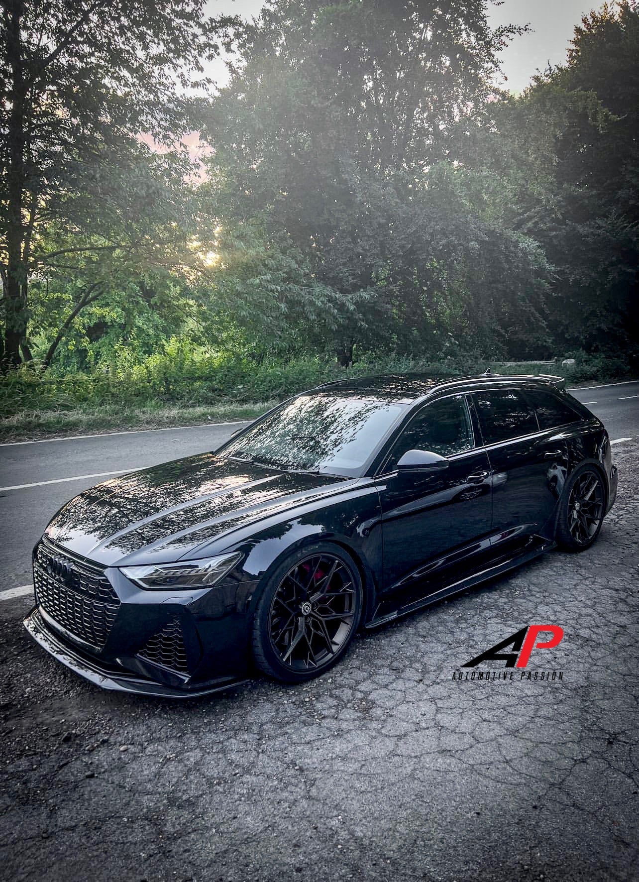 AP Design Dry Carbon Front Splitter - RS6 (C8)