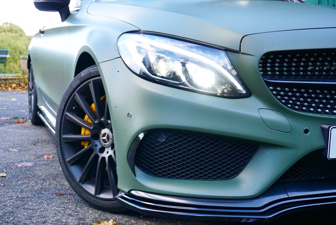 Front Bumper Canards for Mercedes C Class W205 (2015+ Models)