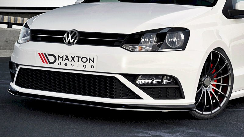 Maxton Design Front Splitter V.1 for Volkswagen Polo MK5 GTI (Facelift) (2015-2017)