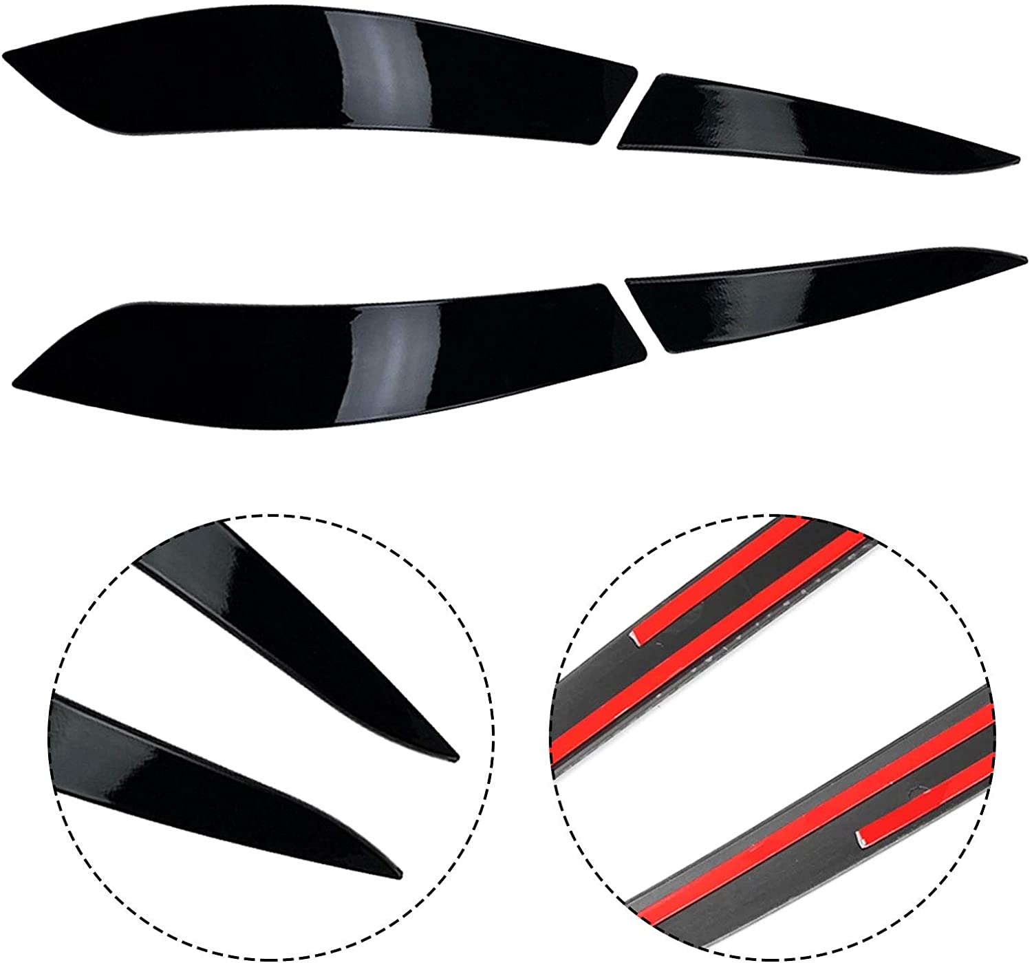 Volkswagen Golf MK6 Tail Light Eyebrows (2008-2013 Models)