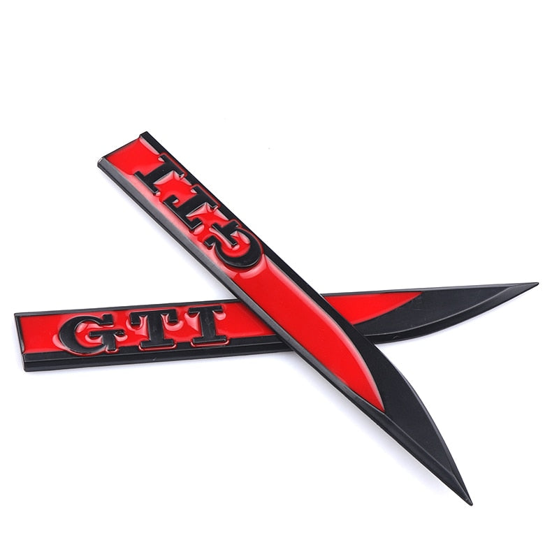 Volkswagen GTI Side / Wing Badges (Multiple Models)