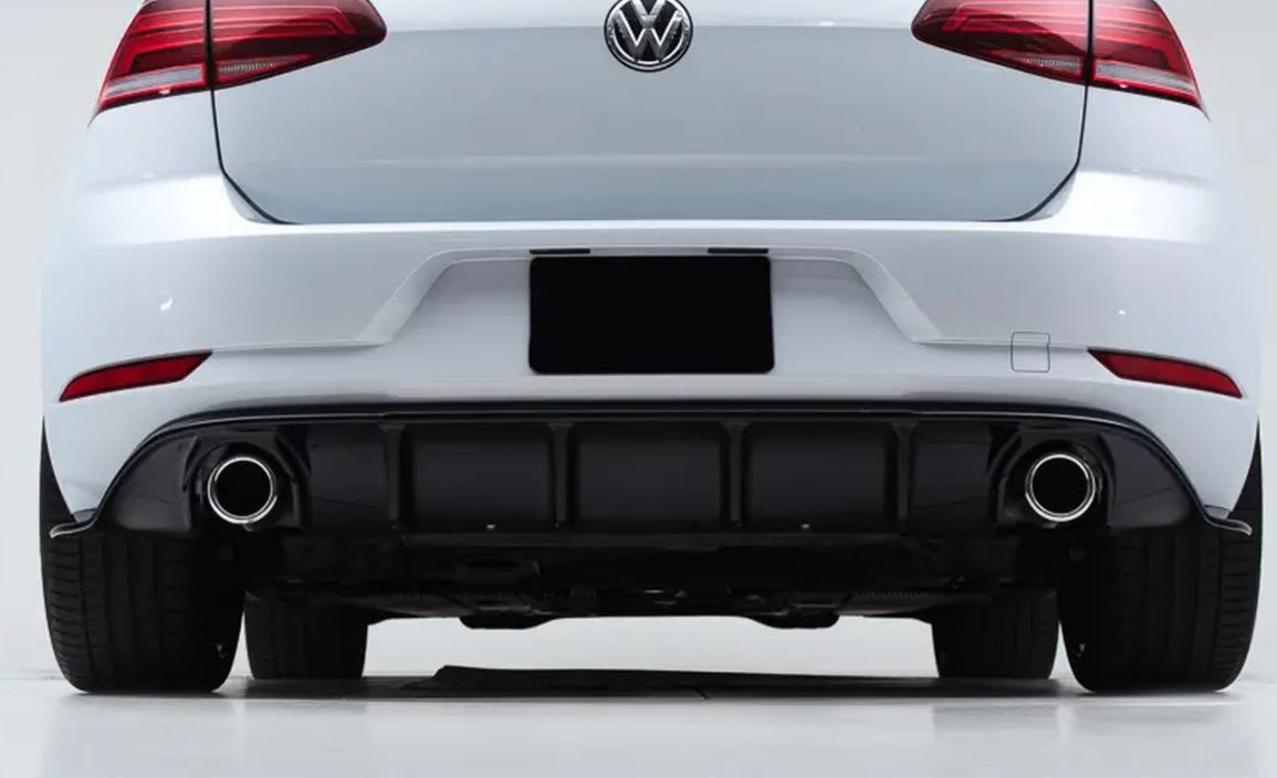 ECS Tuning Gloss Black Rear Diffuser - Mk7.5 Golf GTI