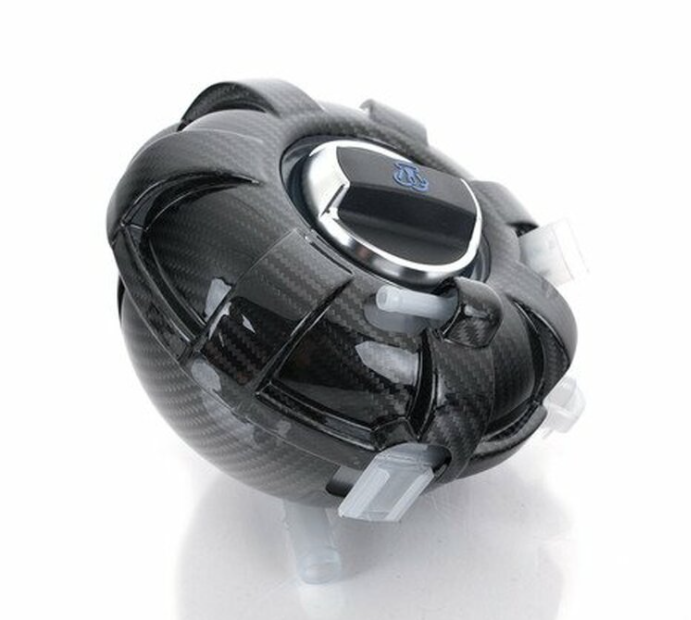 ECS Tuning Carbon Fibre Coolant Tank Covers - MQB Models