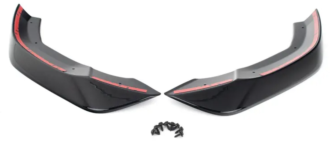 ECS Tuning Gloss Black Front Chin Spoilers - A4/S4 B9.5 Sline