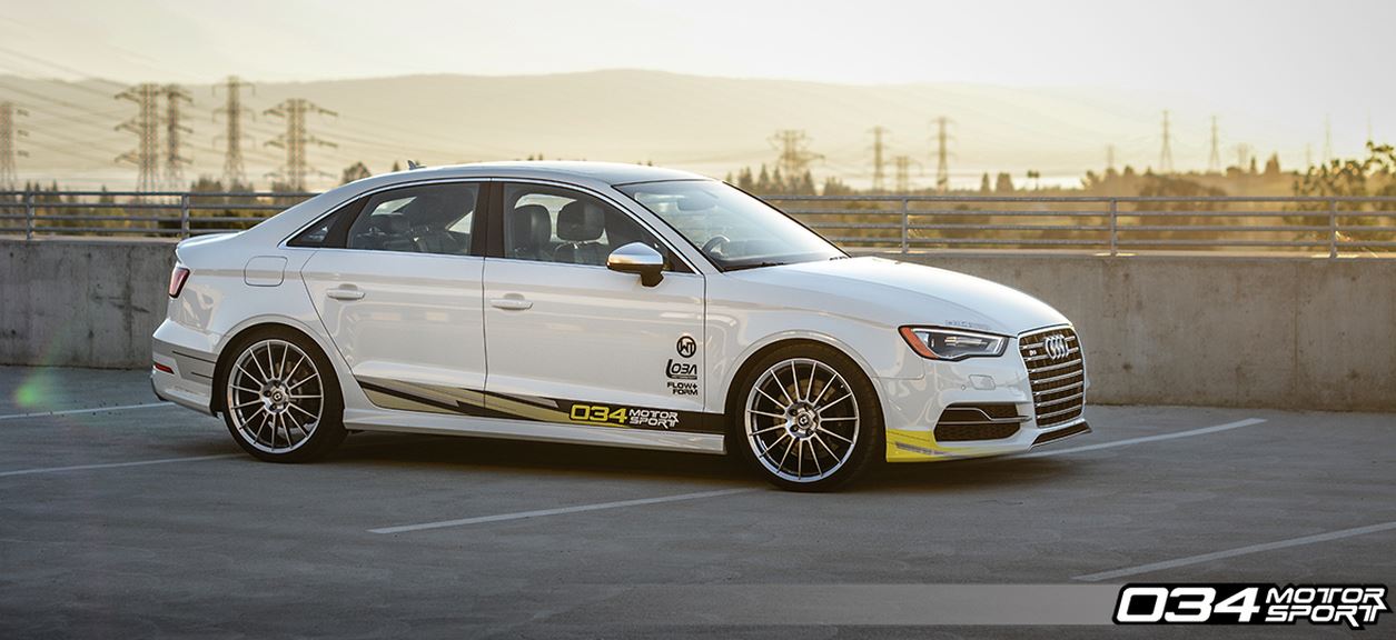 034Motorsport Dynamic+ Lowering Springs, 8V Audi A3 2.0TFSI Quattro and S3 Performance Spring Set