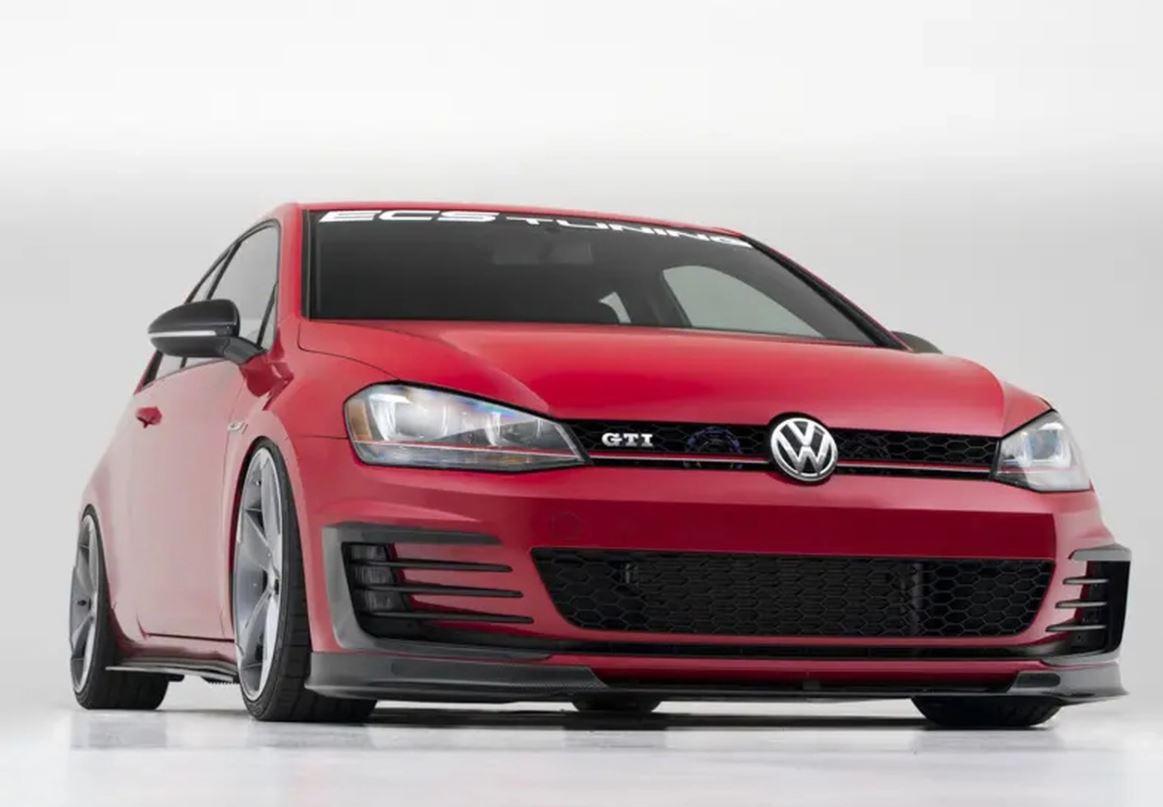 ECS Tuning Carbon Fibre Front Bumper Grille Flare Set - Mk7 GTI