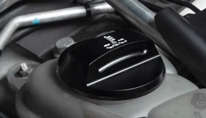 ECS Tuning Billet Expansion Tank Cap - Black Anodized