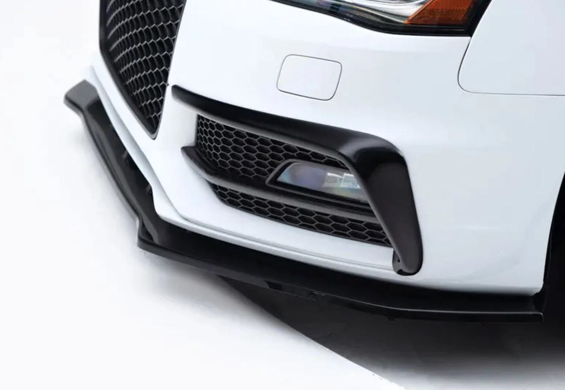 ECS Tuning Gloss Black Front Splitter - A4/S4 B8.5