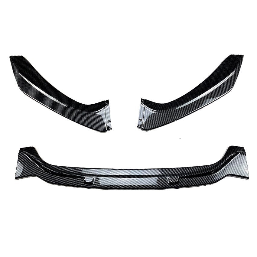 BMW 1 Series F20 F21 Gloss Black / Carbon Look Front Splitter (2015 - 2020)