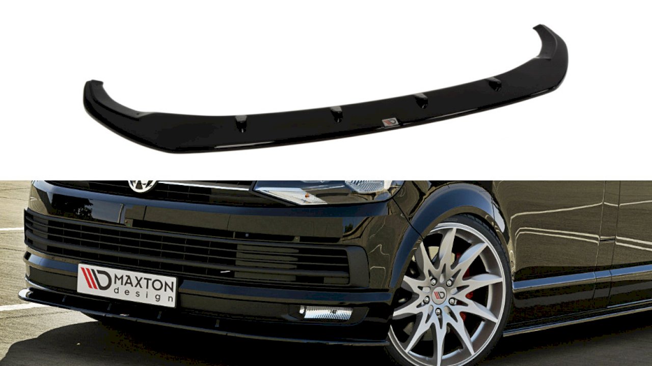 Maxton Design Front Splitter V.1 for Volkswagen T6 (2015-19)
