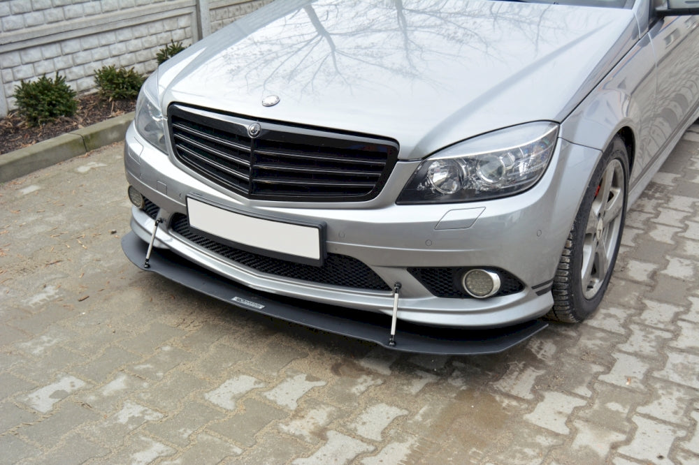 Maxton Design Front Racing Splitter for Mercedes C-Class W204 AMG-Line (Pre-Face 2007-2010)