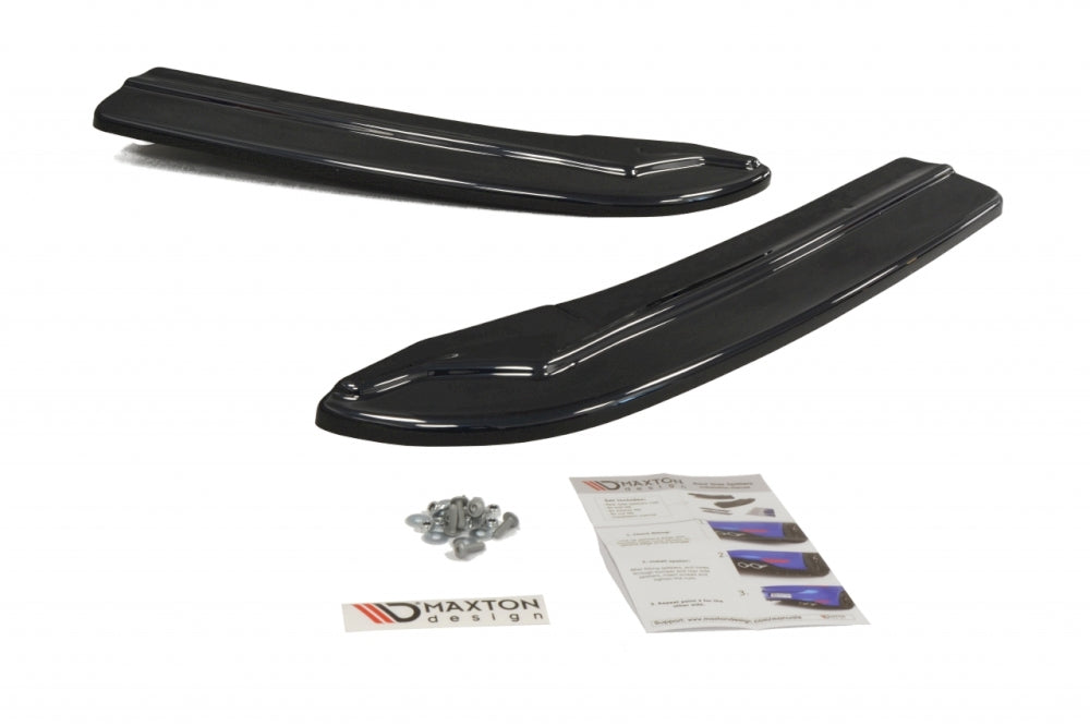 Maxton Design Rear Side Splitters/Spats for Mercedes C-Class W204 AMG-Line (Facelift) / C63 AMG (2011-2014)