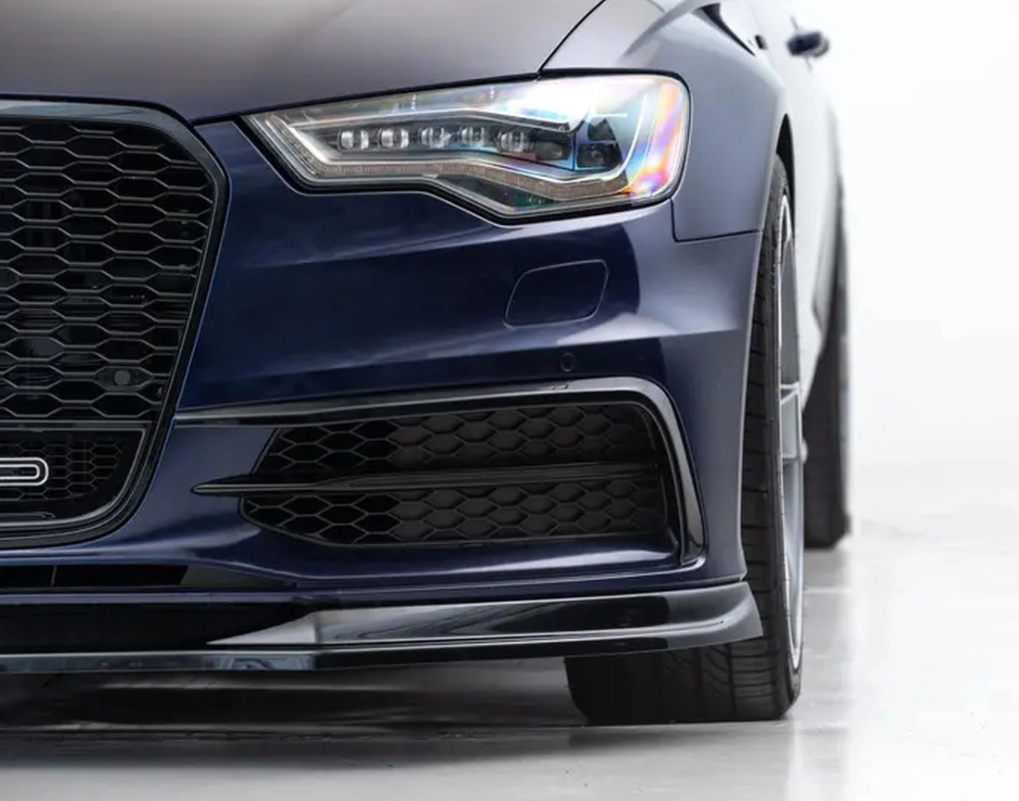 ECS Front Spoiler in Gloss Black - A6/S6 C7 Pre-Facelift (2012-2015)