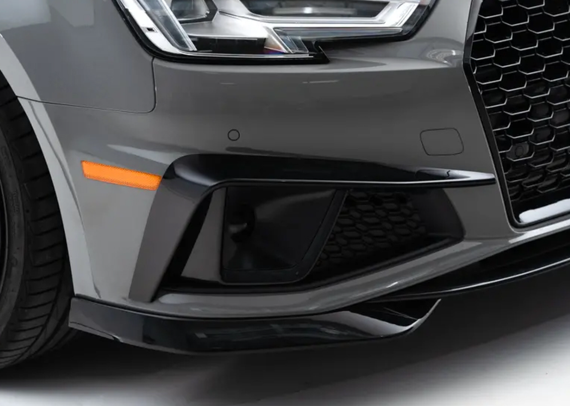 ECS Tuning Gloss Black Front Chin Spoilers - A4/S4 B9.5 Sline