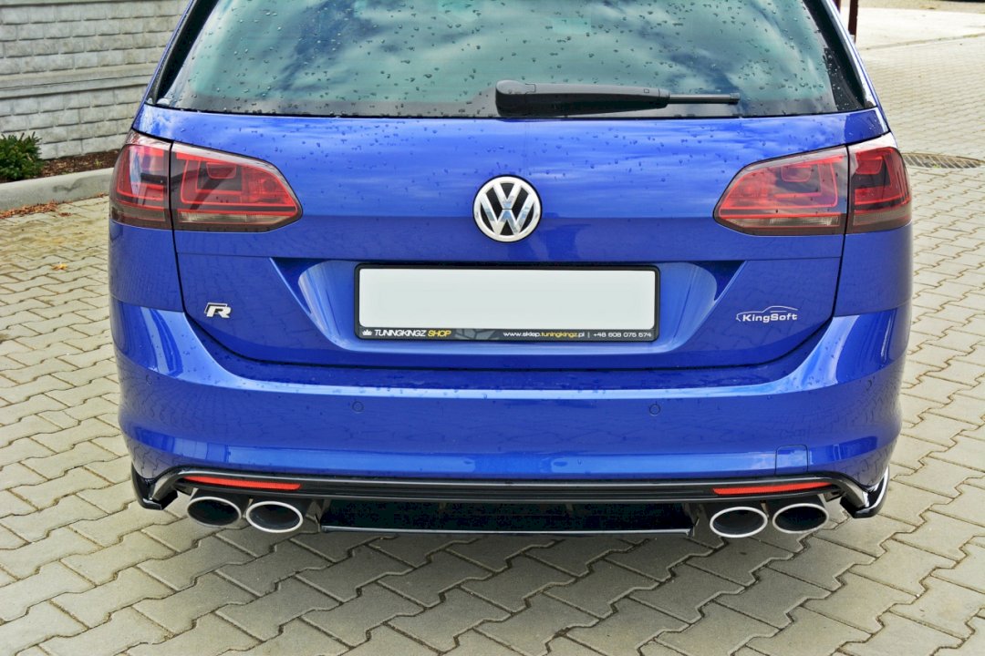 Maxton Design Rear Splitter (Without a Vertical Bar) for Volkswagen Golf MK7 R Estate (2013-2016)