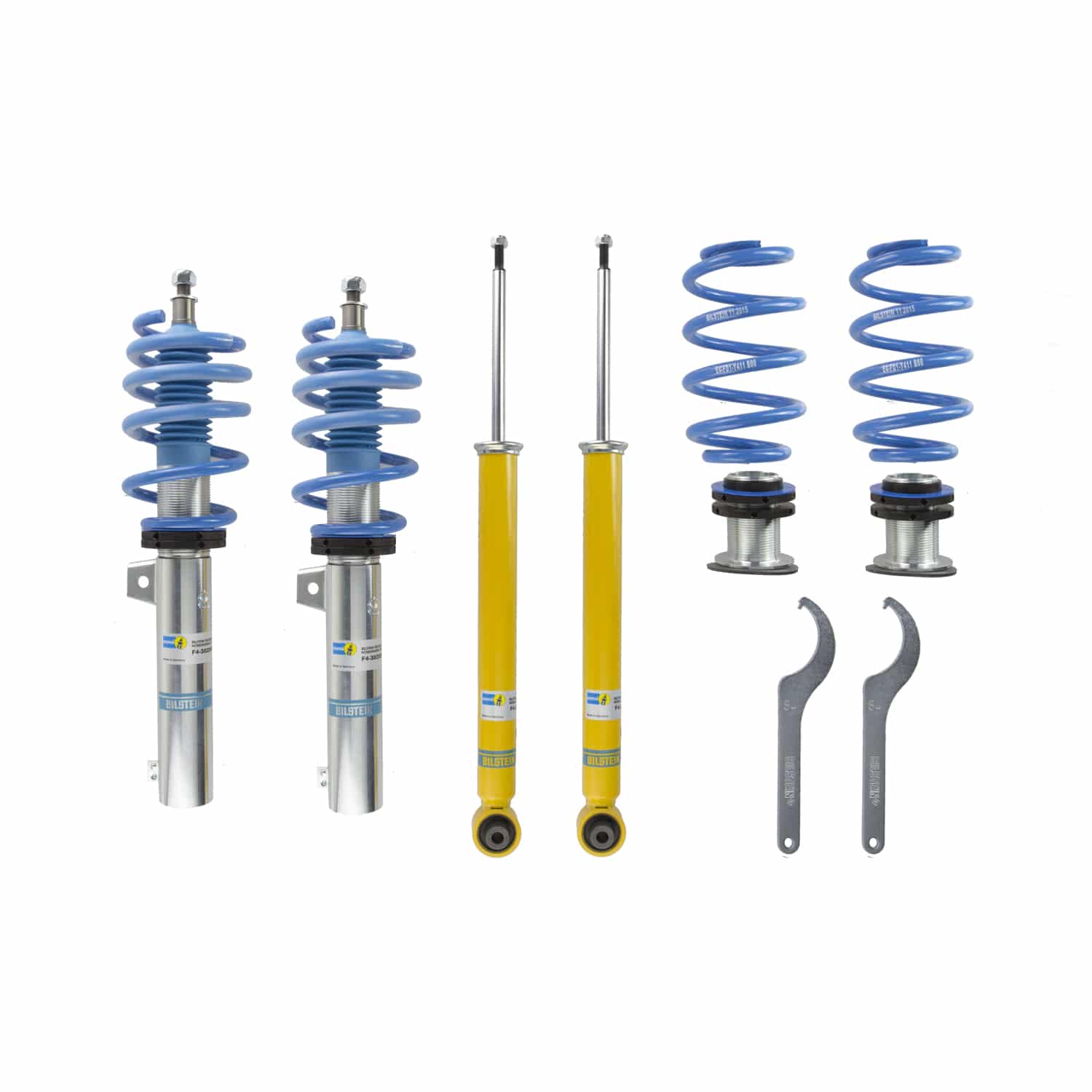 Bilstein B14 PSS Coilover Kit – VW Golf Mk7 ‘R’/GTI (5G) & S3/A3 8V Multi-link Axle 55mm Strut Diameter – 47-251588
