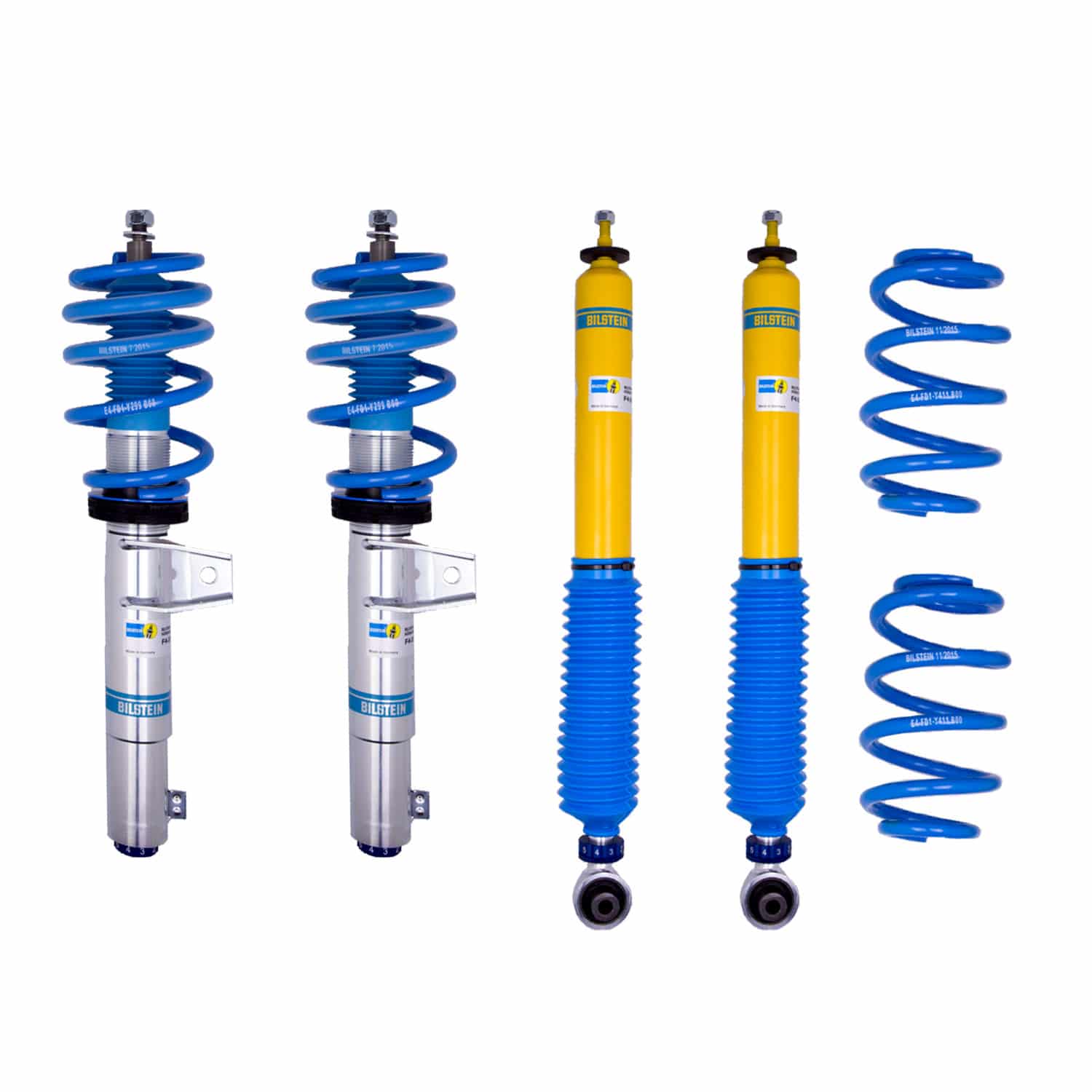 Bilstein B16 PSS10 Coilover Kit – VW Golf Mk7 (5G) Multilink Axle 50mm Strut Diameter – 48-254960